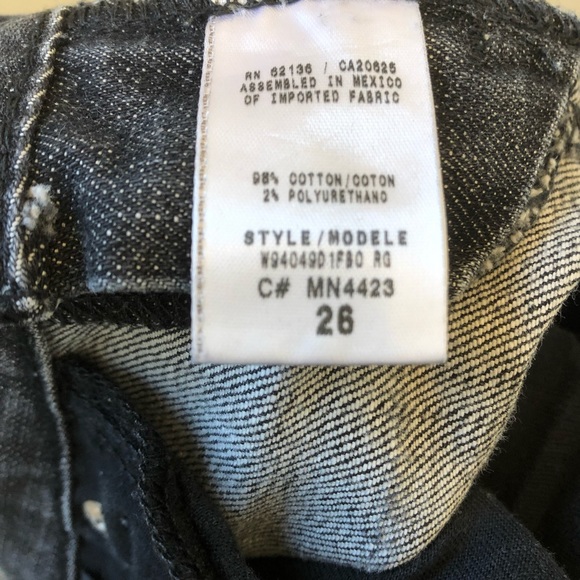 Vintage Guess low-rise black skinny Jean, US 26 - Picture 6 of 7